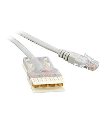 Патч-корд Hyperline PC-110-RJ45-4P-C5e-1M-LSZH-GY в Первоуральске Патчкорды (медные) Pintop.ru