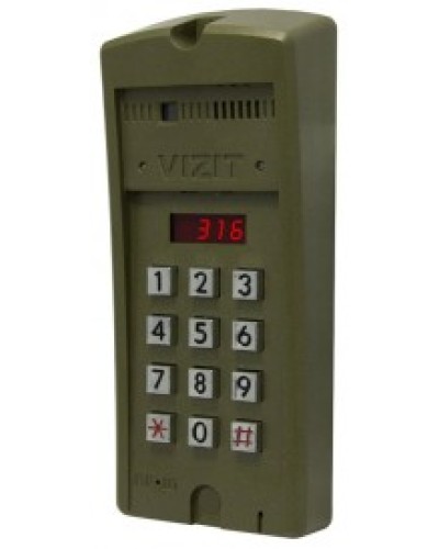 Блок вызова для совместной работы с БУД-302 Vizit БВД-316R в Первоуральске Блоки вызова многоабонентные Pintop.ru