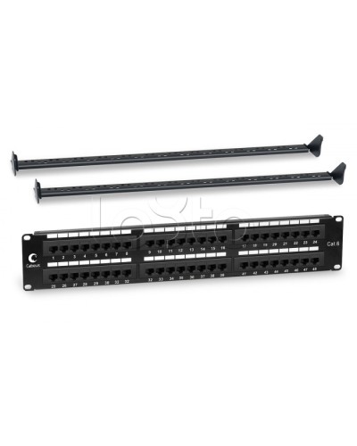 Патч-панель 19, 2U, 48xRJ45 Cabeus PL-48-Cat.6-Dual IDC в Первоуральске Патч панель Pintop.ru