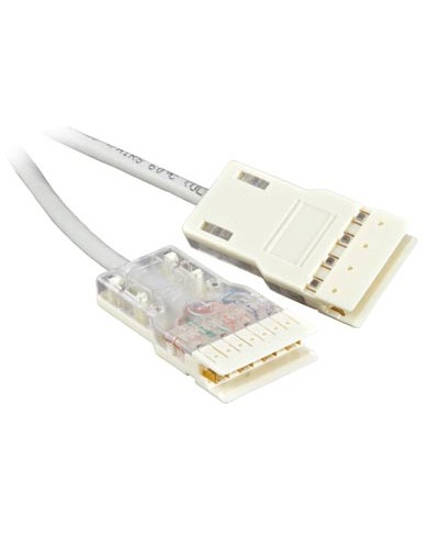 Патч-корд 110 тип-110 тип, 4 пары, Cat.5e, LSZH, 1 м серый Hyperline PC-110-110-4P-C5e-1M-LSZH-GY в Первоуральске Патч-корды и пигтейлы Pintop.ru