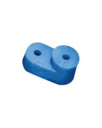 Угловой изолятор для «0» шины синий IEK YIS32 в Первоуральске Клеммные колодки Pintop.ru