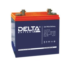 Аккумулятор свинцово-кислотный Delta GX 12-55