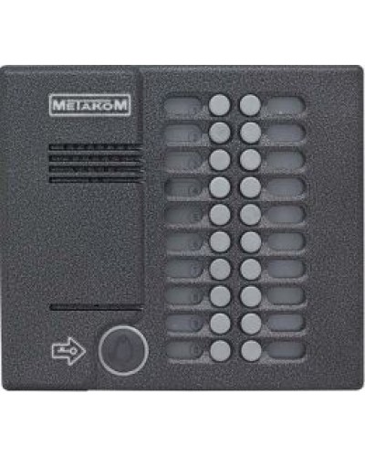 Блок вызова домофона антивандальный Метаком MK20.2-RFEVN в Первоуральске Блоки вызова многоабонентные Pintop.ru
