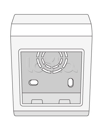Коробка монтажная под 2 модуля VIVA PDD DKC 10033 в Первоуральске Аксессуары для кабель-канала Pintop.ru