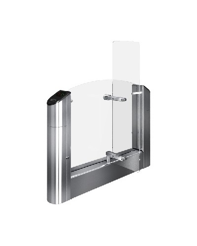 Модуль турникета крайний с высокими створками и картоприемником Oxgard Praktika T-04-SMTК-R-660(Mifare) в Первоуральске Турникеты Pintop.ru