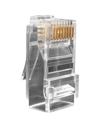 Разъем RJ-45 Hyperline PLUG-8P8C-UV-C6-100 в Первоуральске Коннекторы и разъемы Pintop.ru