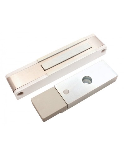 Электромагнитный замок с датчиком состояния двери ALeko ALM-150P (12В белый) в Первоуральске Электромагнитные замки Pintop.ru