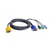 КВМ-кабель с интерфейсами PS/2, USB, VGA (1.2м) ATEN 2L-5301UP