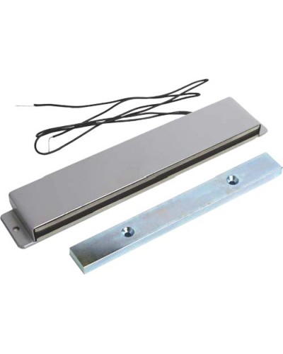 Замок электромагнитный миниатюрный Aler AL-80FU (24 В, белый) в Первоуральске Электромагнитные замки Pintop.ru