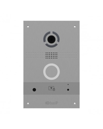 Панель вызывная индивидуальная BAS-IP AV-08FB SILVER в Первоуральске Вызывные видеопанели малоабонентные Pintop.ru