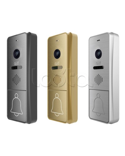 Панель вызывная CTV-D4004FHD (золото) в Первоуральске Вызывные видеопанели малоабонентные Pintop.ru