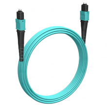 Кабельная сборка MPO(M) -MPO(M)-12 волокон 50/125 OM3, 10 m Cabeus (FOP-50-OM3-12-MPO(M)-12-MPO(M)-B-10m)