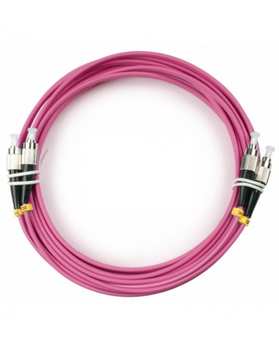 Шнур оптический duplex FC-FC 50/125 mm OM4 5м LSZH в Первоуральске Патч-корды оптические Pintop.ru