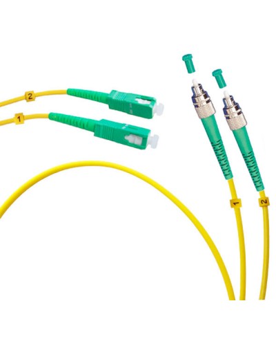 Шнур оптический duplex FC/APC-SC/APC 9/125 sm 7м LSZH Cabeus FOP(d)-9-FC/APC-SC/APC-7m в Первоуральске Патч-корды оптические Pintop.ru