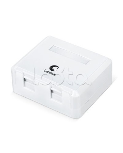 Корпус внешней настенной розетки на 2 Keystone Cabeus MB-2 в Первоуральске Аксессуары для стоек и шкафов Pintop.ru