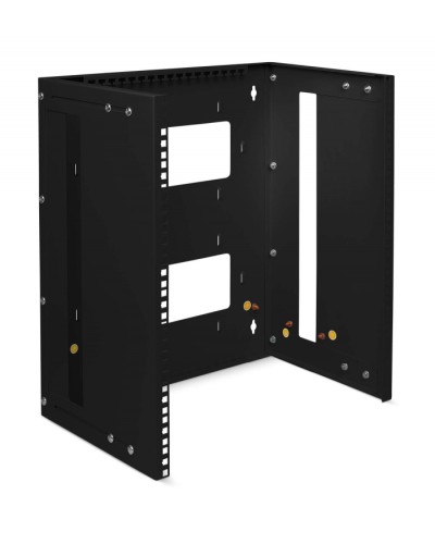 Кронштейн настенный 19 12U, цвет черный Cabeus NC-12U-BK в Первоуральске Аксессуары для стоек и шкафов Pintop.ru