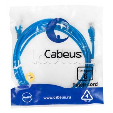 Патч-корд UTP, категория 6, 3 м, неэкранированный, синий Cabeus PC-UTP-RJ45-Cat.6-3m-BL
