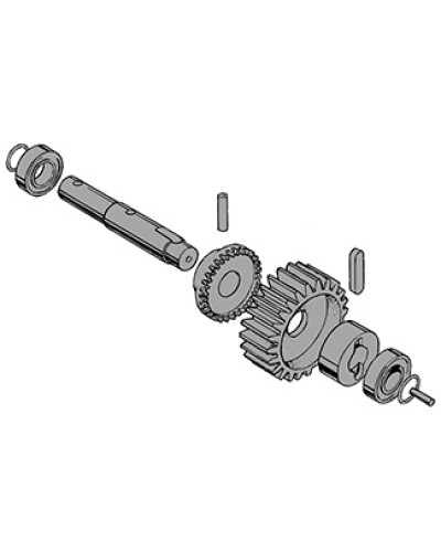Вал в сборе C-BY Came 119RIC031 в Первоуральске Запчасти для шлагбаумов и автоматики Pintop.ru
