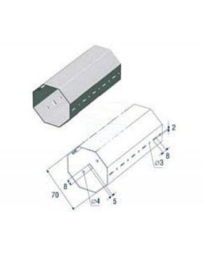 Выходной фланец G12000 Came 119RIG112 в Первоуральске Запчасти для шлагбаумов и автоматики Pintop.ru