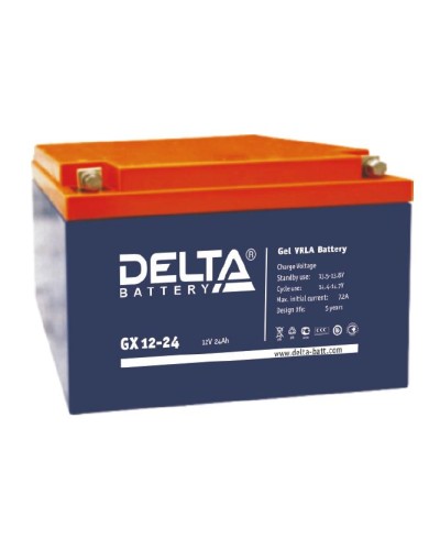 Аккумулятор свинцово-кислотный Delta GX 12-24 в Первоуральске Электротехническое оборудование Pintop.ru