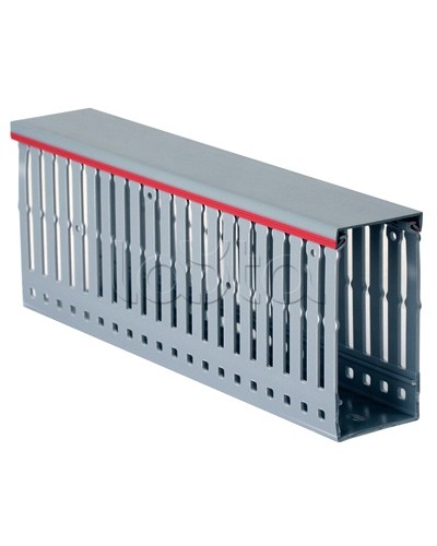 Короб перфорированный, серый RL6 60x60 мм DKC 01108RL в Первоуральске Кабельные лотки Pintop.ru