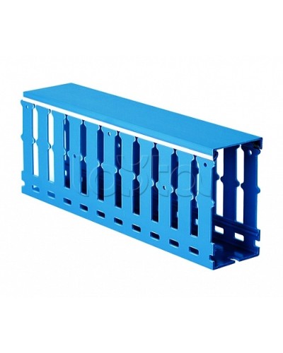 Короб перфорированный, синий RL6 40x80 DKC 01260RL в Первоуральске Аксессуары для кабель-канала Pintop.ru