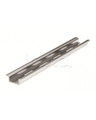 DIN-рейка OMEGA 2F 15.5х5.5 с перфорацией DKC 02130 в Первоуральске Крепежные изделия Pintop.ru