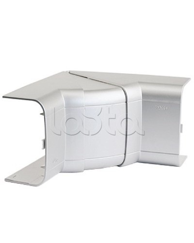 Угол внутренний 90х50 мм, изменяемый 70-120°, цвет серый металлик DKC 09551G в Первоуральске Аксессуары для кабель-канала Pintop.ru