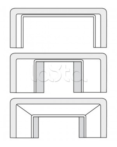 Набор адаптеров для миниканалов DKC 10133 в Первоуральске Аксессуары для кабель-канала Pintop.ru