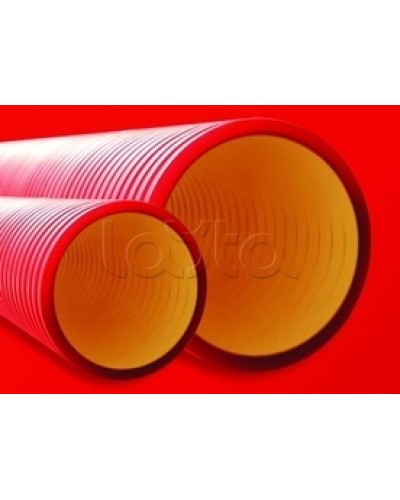 Труба жесткая двустен 110 мм черная DKC 160911A в Первоуральске Труба гофрированная Pintop.ru