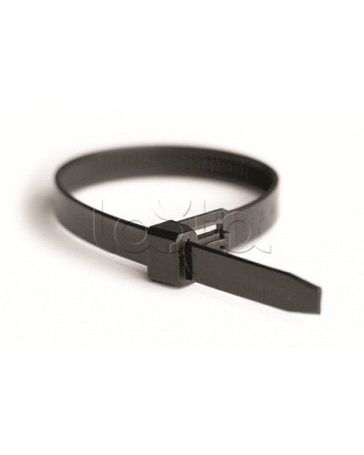 Хомут P6.6 многоразовый, черный, 7,5x350 DKC 25354 в Первоуральске Стяжки-хомуты Pintop.ru