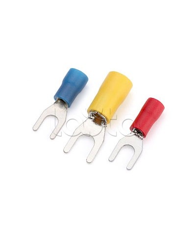 Наконечник вилочный с изолир.фланцем 1,5-2,5 кв.мм 4,1 мм (НВИ) DKC 2B14P в Первоуральске Крепежные изделия Pintop.ru