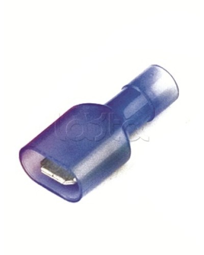 Наконечник плоский полностью изолир. (вилка) 1,5-2,5 кв.мм 6,3х0,8 мм (РППИ-П) DKC 2B22TP в Первоуральске Крепежные изделия Pintop.ru