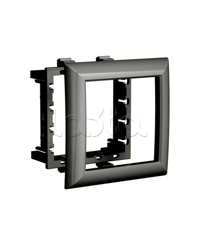 Рамка-суппорт Avanti черный для In-liner Front, 4 мод. DKC 4402914 в Первоуральске Аксессуары для лотков Pintop.ru