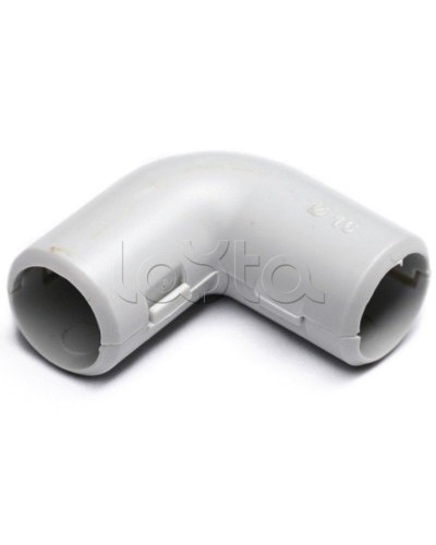 Колено открывающееся, 90 градусов 32 DKC (50532) - Колено открывающееся 90°, номинальный ф32мм, пластик, IP40, RAL 7035 в Первоуральске Повороты, муфты, тройники Pintop.ru