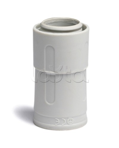 Переходник армированная труба - жесткая труба DKC 20 мм 55220 в Первоуральске Повороты, муфты, тройники Pintop.ru