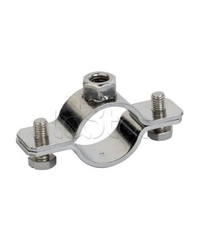 Хомут трубный ½ (18-24 мм) М8 оцинкованная сталь DKC (6040-P12) в Первоуральске Аксессуары для лотков Pintop.ru