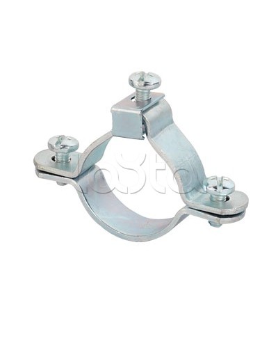 Хомут заземления для труб 20-1/2 мм, оцинкованная сталь DKC 6042-20 в Первоуральске Стяжки-хомуты Pintop.ru