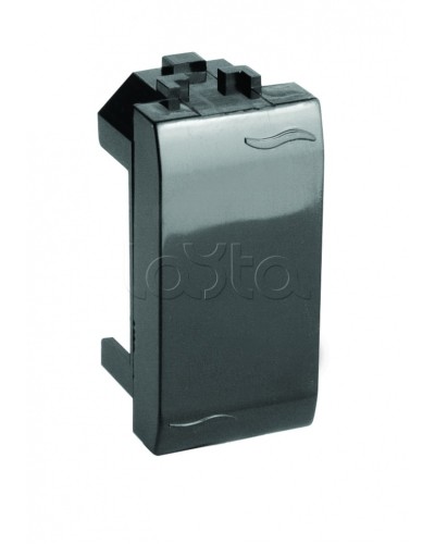 Заглушка чёрная на 1 мод DKC 77616N в Первоуральске Аксессуары для кабель-канала Pintop.ru