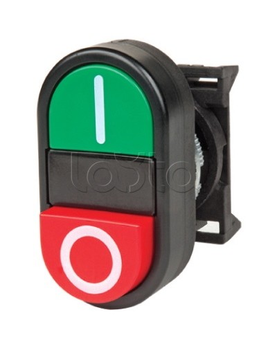 Кнопка двойная плоская с линзой для подсветки DKC ABFLM в Первоуральске Кнопки выхода Pintop.ru