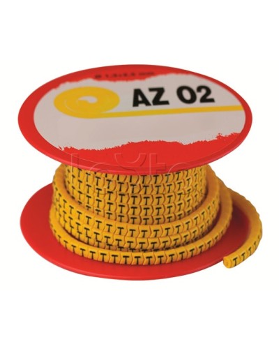 Колечко маркировочное E, 2.5-4мм. черное на желтом DKC AZO3EEBY в Первоуральске Крепежные изделия Pintop.ru