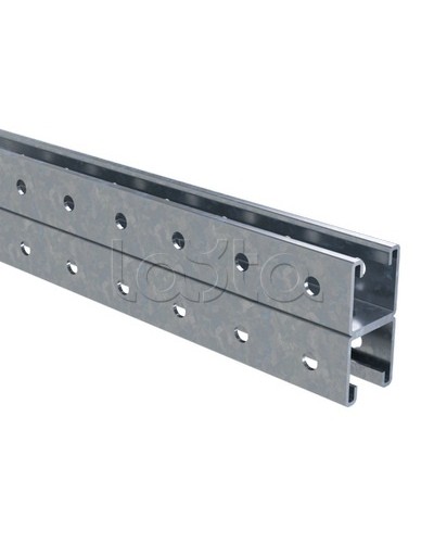 Профиль С-образный двойной L1800 толщина 2.5мм, горячеоцинкованный DKC (BPD4118HDZ) в Первоуральске Аксессуары для лотков Pintop.ru