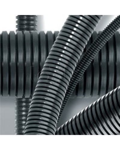 Труба гофрированная DN17мм, ПВ-2, д. вн. 16,8 мм, д. нар. 21,2 мм, полиамид 6 DKC (PA601721F2) в Первоуральске Труба гофрированная Pintop.ru