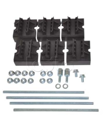 Набор держателей, для шин толщиной 5мм, 1-2 шины на полюс, 3 полюса DKC R5BSEV2/5T в Первоуральске Повороты, муфты, тройники Pintop.ru