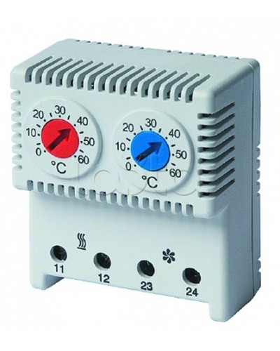 Термостат сдвоенный DKC (R5THRV13) в Первоуральске Аксессуары для стоек и шкафов Pintop.ru