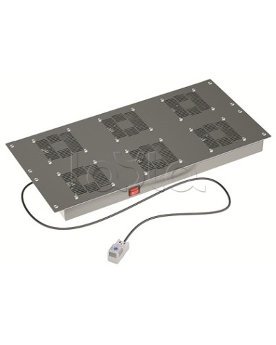 Потолочный вентиляторный модуль, с термостатом 6 вент. для крыши Ш= 600мм DKC R5VSIT6006FT в Первоуральске Вентиляторные модули Pintop.ru