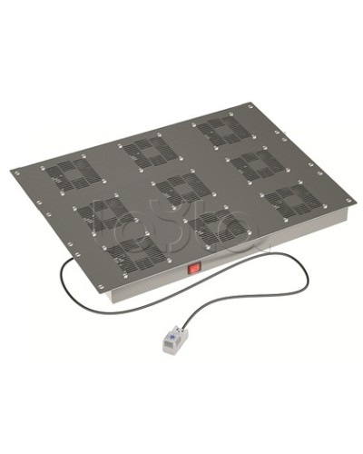 Потолочный вентиляторный модуль, с термостатом 9 вент. для крыши Ш=800мм DKC R5VSIT8009FT в Первоуральске Вентиляторные модули Pintop.ru