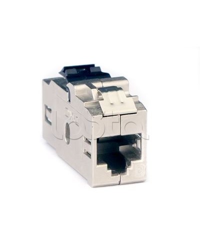 Модуль Keystone RJ45 CAT6 проходной экранированный, серебристый DKC RNK6FESL в Первоуральске Модули Keystone Pintop.ru