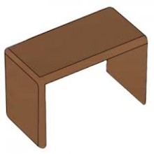 Соединение на стык, цвет коричневый DKC 00597B