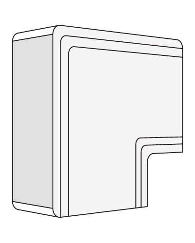 Угол плоский NPAN 25x30 мм DKC 01737 в Первоуральске Аксессуары для кабель-канала Pintop.ru